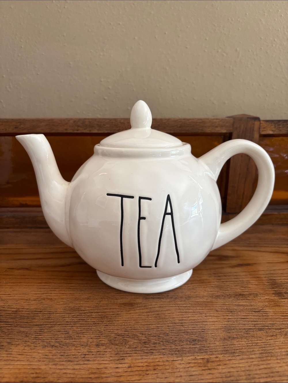 Rae Dunn Ceramic “TEA” Teapot